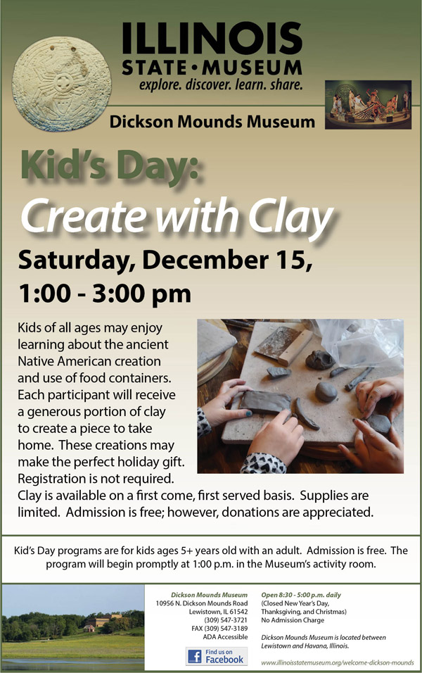 Kid's Day: Create with Clay