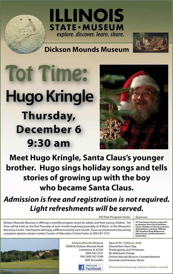 Tot Time: Hugo Kringle Comes to Tot Time