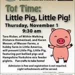 Tot Time:  Little Pig, Little Pig